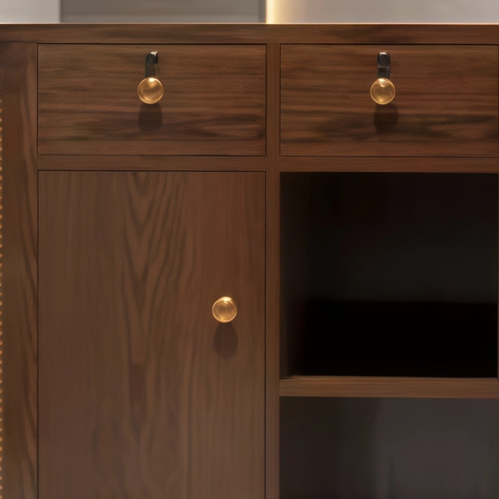 Wabi-sabi Style Reception Desk Made Of Rattan - image 3
