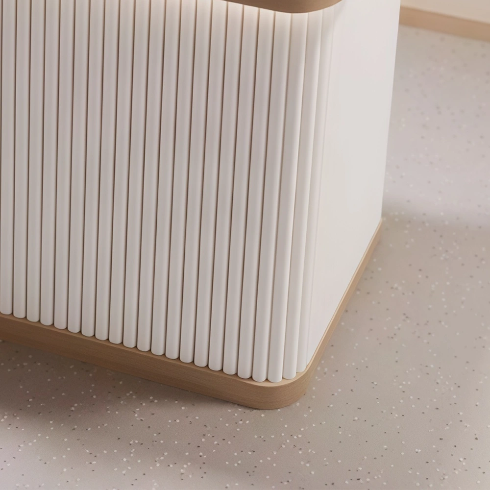 Modern Minimalist Wooden Cashier Counter - image 5