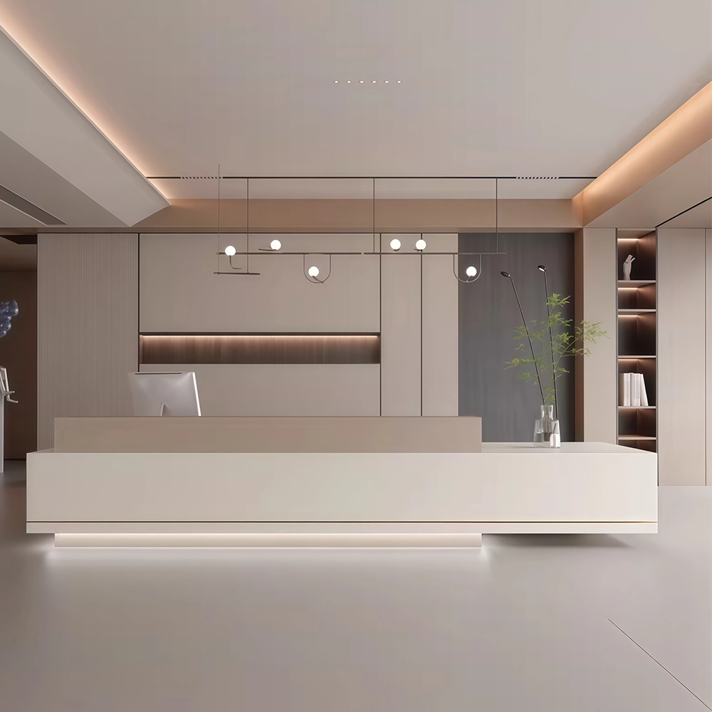 Minimalist Modern Corporate Reception Desk - image 2