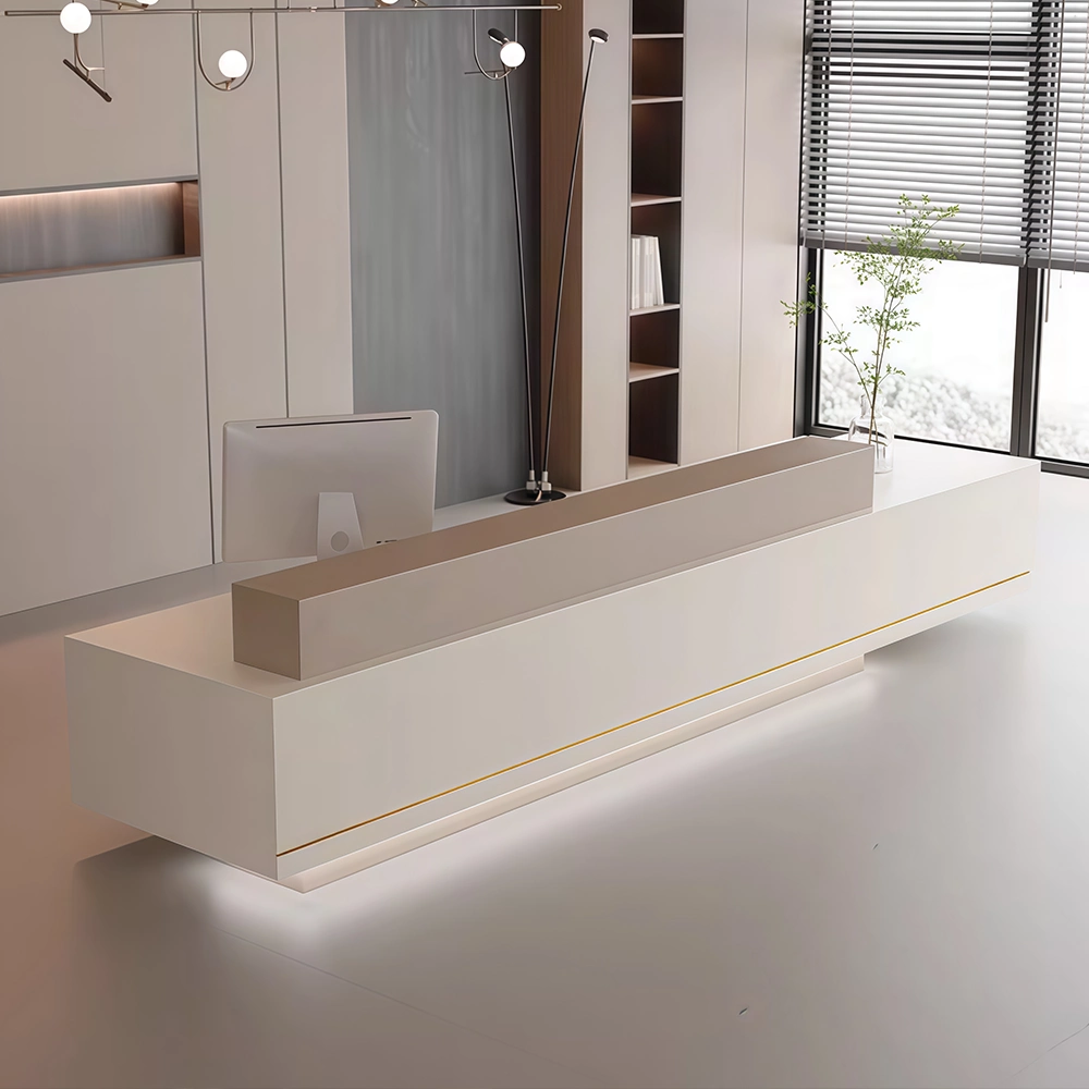 Minimalist Modern Corporate Reception Desk - image 3