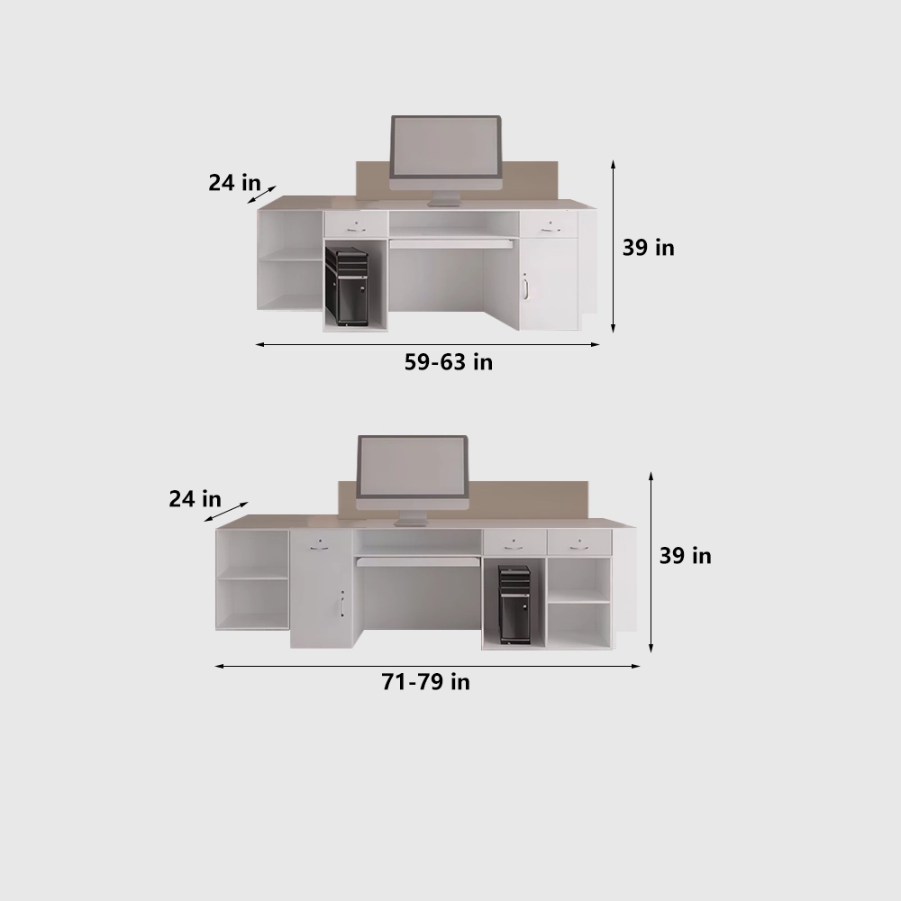Minimalist Modern Corporate Reception Desk - image 8