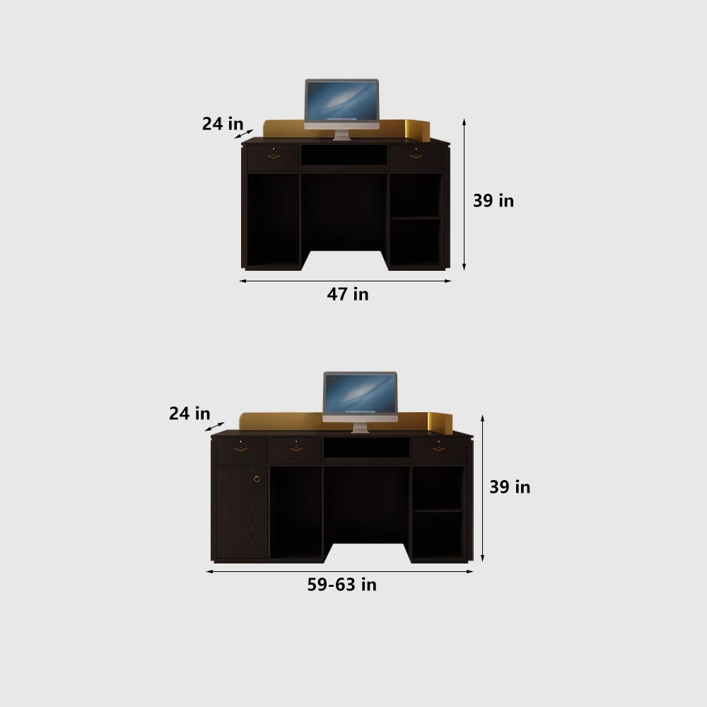 Light Luxury Modern Small Reception Desk - image 8