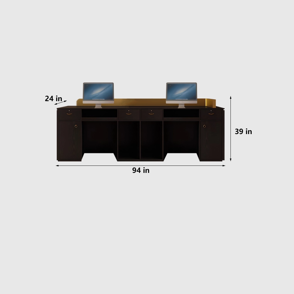 Light Luxury Modern Small Reception Desk - image 10