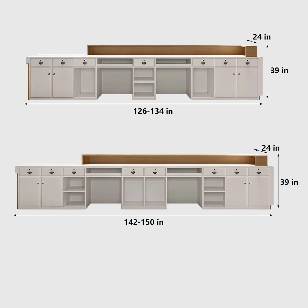 Marble Business-style Reception Desk - image 10