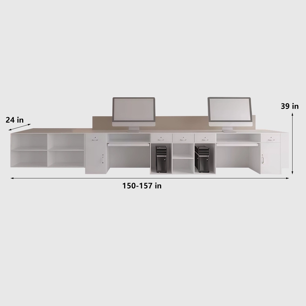 Minimalist Modern Corporate Reception Desk - image 11