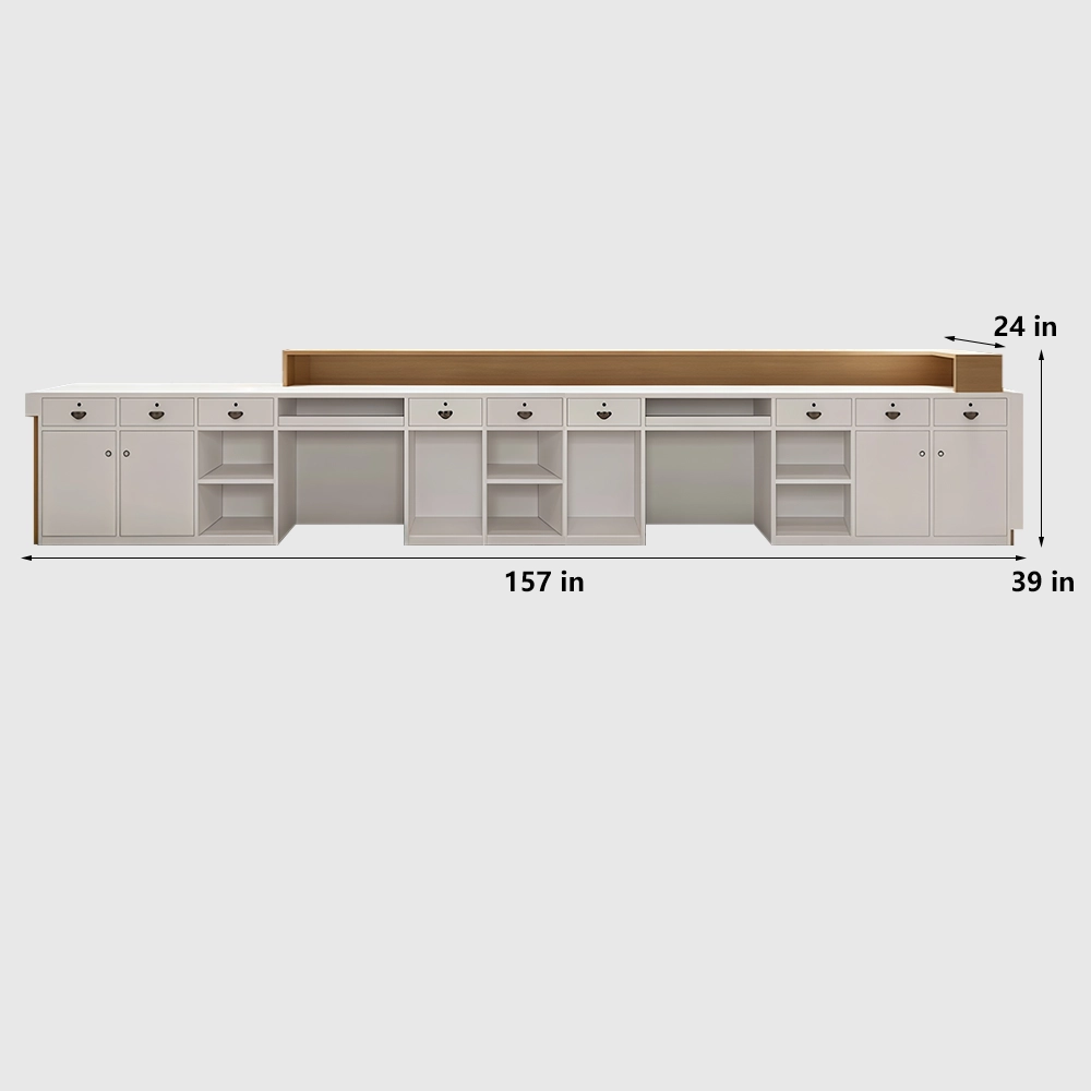 Marble Business-style Reception Desk - image 11