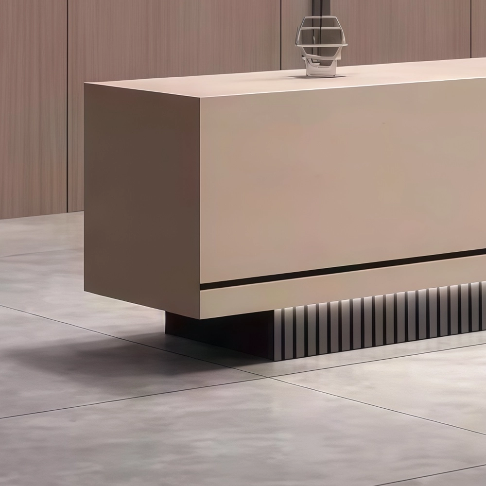 Simple And Modern Company Reception Desk - image 5