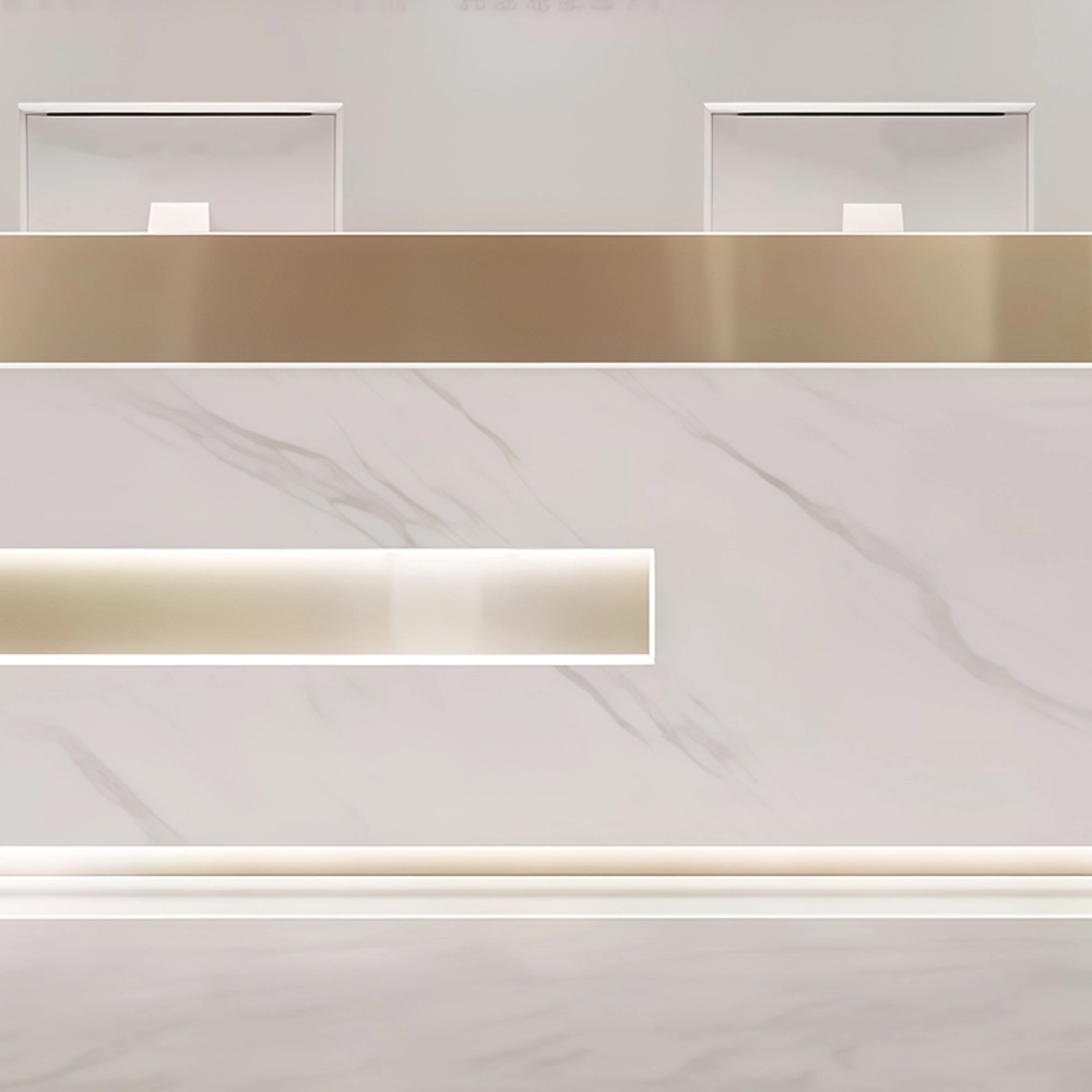 Luxury Minimalist Reception Desks For Modern Corporate Offices - image 4