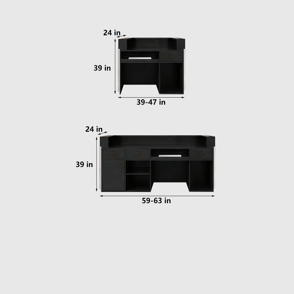 Compact Stainless Steel Reception Desk for Stores - image 7