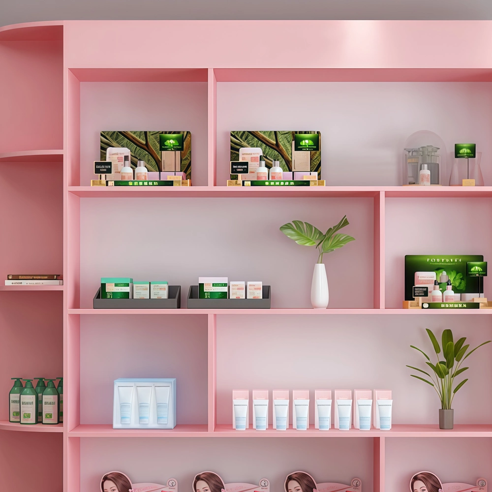 Cosmetic Storage Display Cabinet for Beauty Salon - image 4