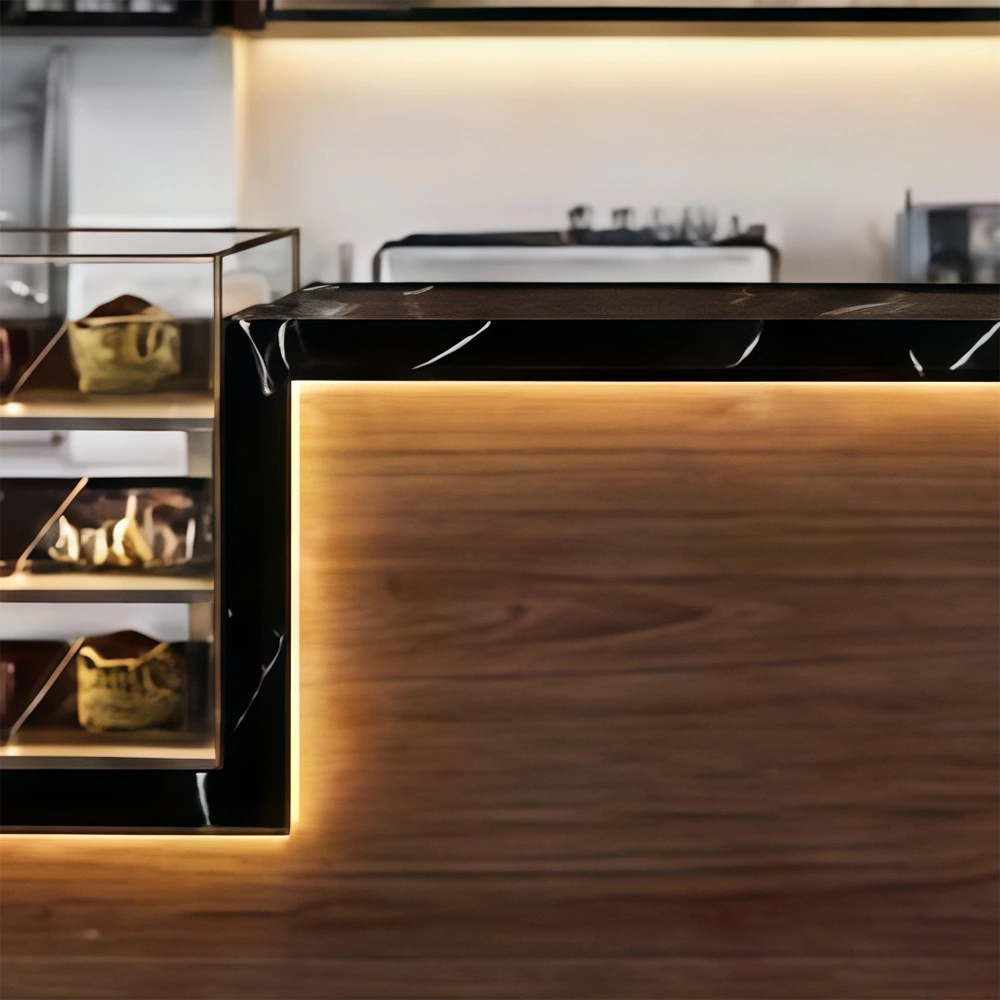 Retro Style Corner Reception Counter - image 4
