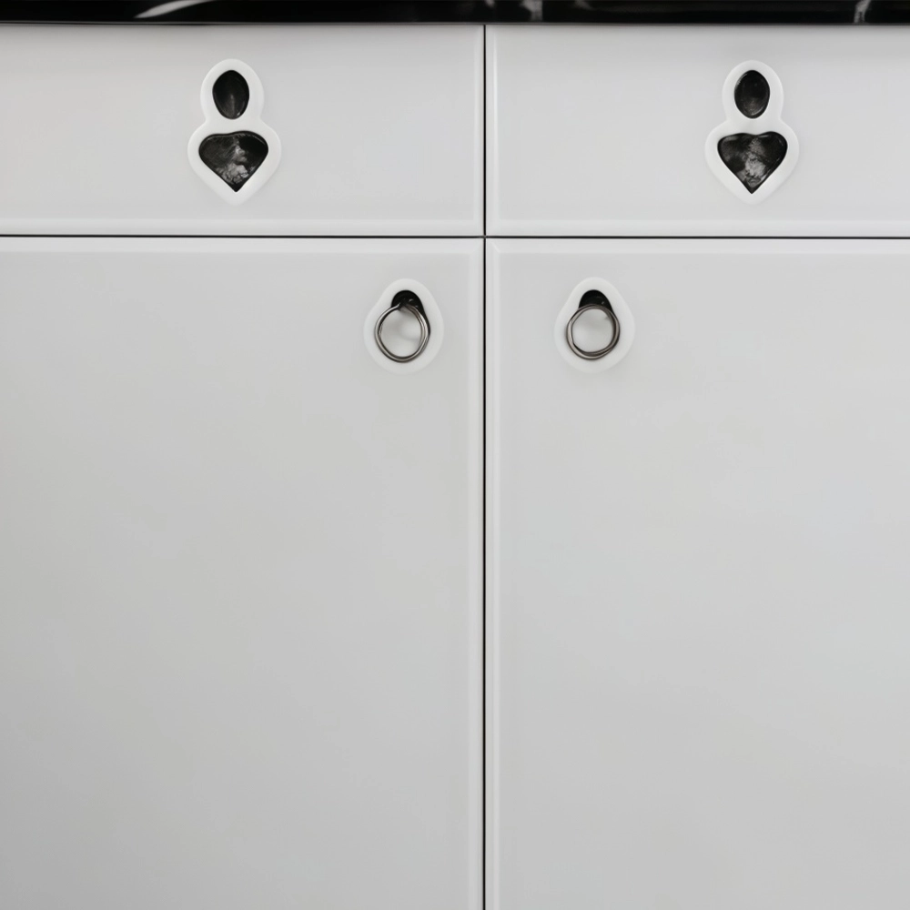 Retro Style Corner Reception Counter - image 5