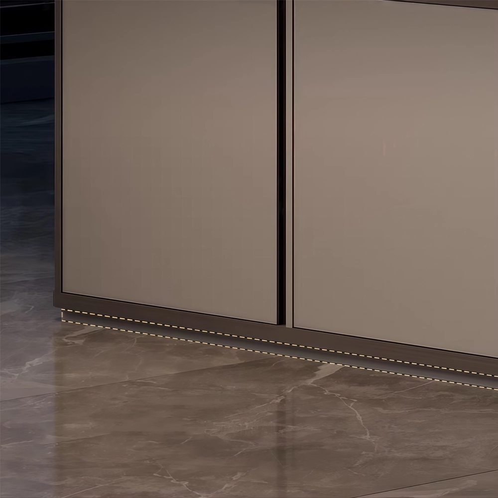 Floor-Standing Wooden File Cabinet with Grain - image 6