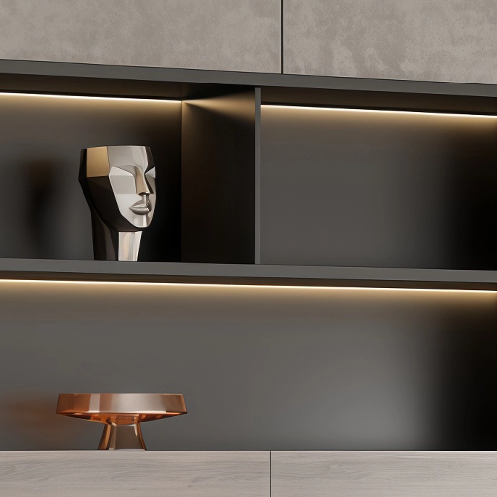 Luxury Modern Wood Background Cabinets for Office Storage - image 6