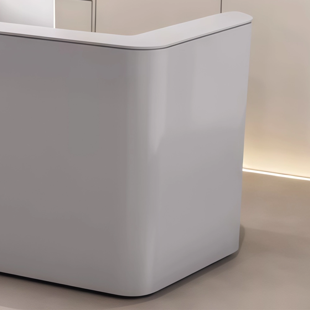 Minimalist Commercial Water Bar Island with Reception - image 4