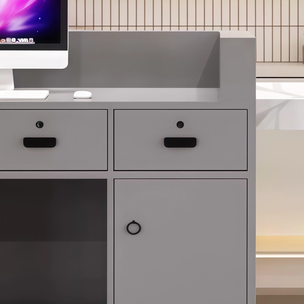 Minimalist Commercial Water Bar Island with Reception - image 5