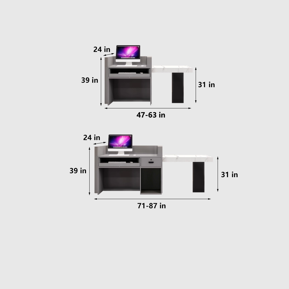 Minimalist Commercial Water Bar Island with Reception - image 7