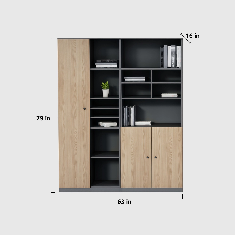 Minimalist Office Cabinet for Files & Books - image 11