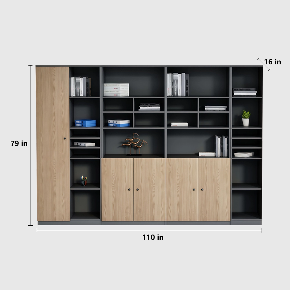 Minimalist Office Cabinet for Files & Books - image 14