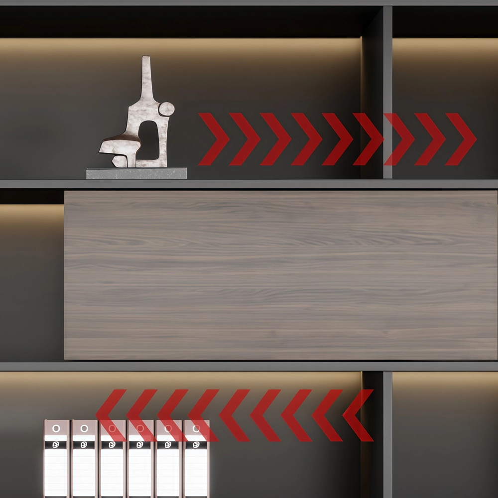 Minimalist Wooden Office Cabinet for Files & Display - image 5
