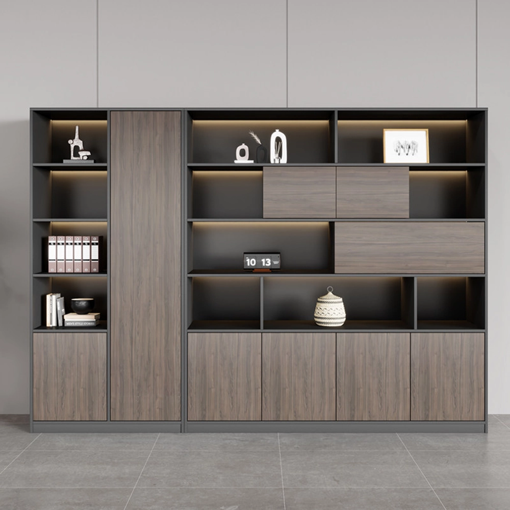 Minimalist Wooden Office Cabinet for Files & Display - image 2