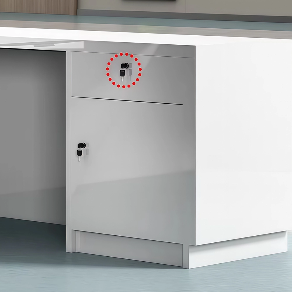 Modern Minimalist Nurse Station & Clinic Reception Desk - image 4