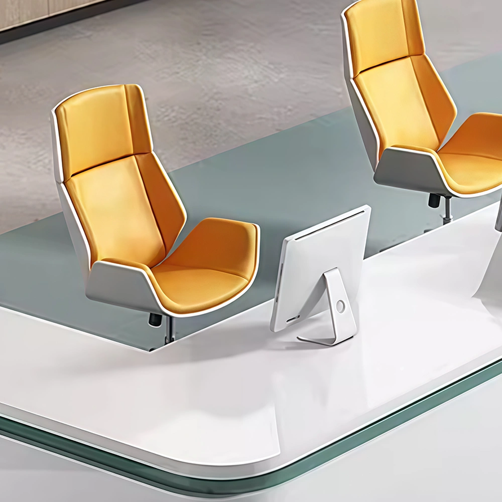 Modern Minimalist Nurse Station & Clinic Reception Desk - image 5