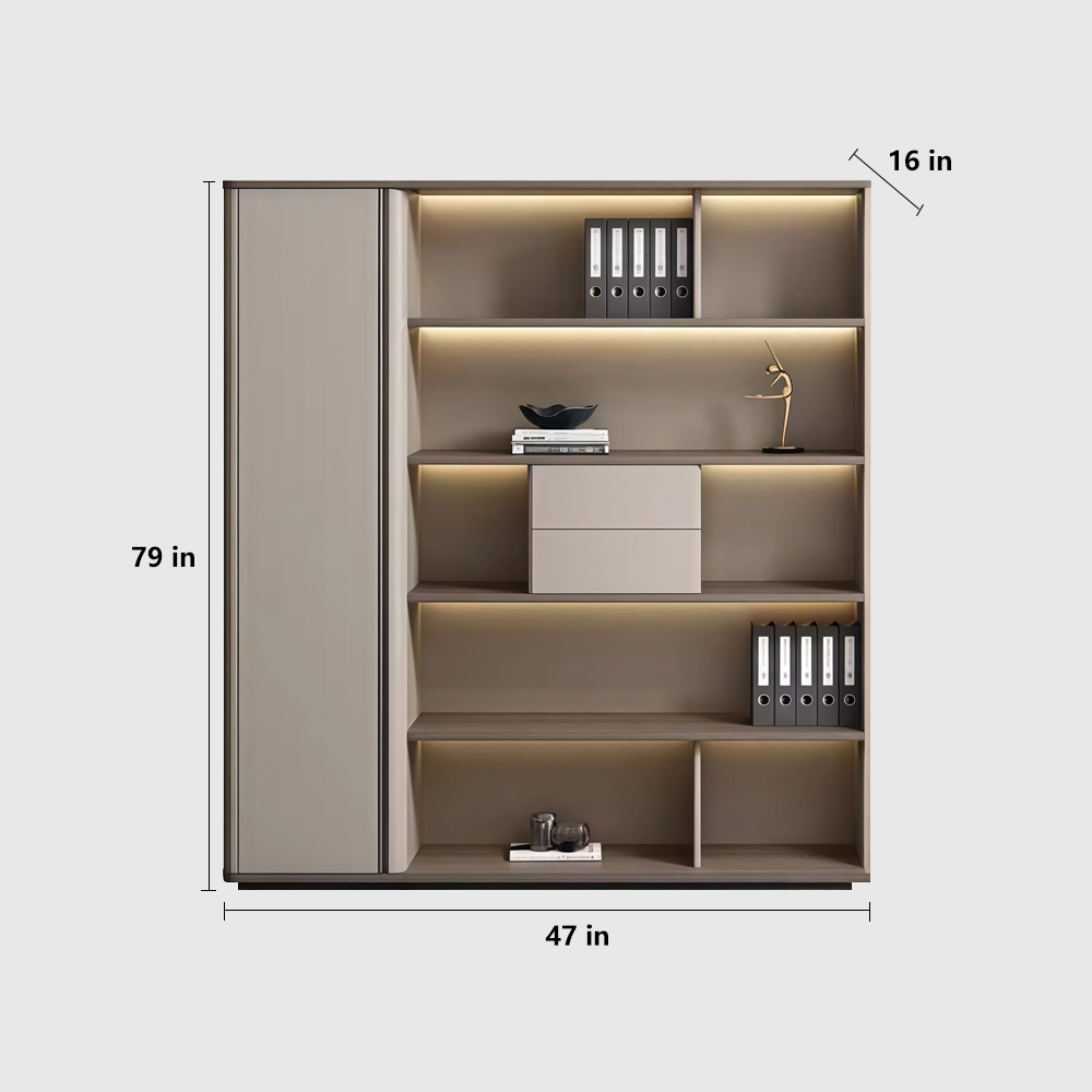 Modern Storage Bookcase for Office Filing - image 8