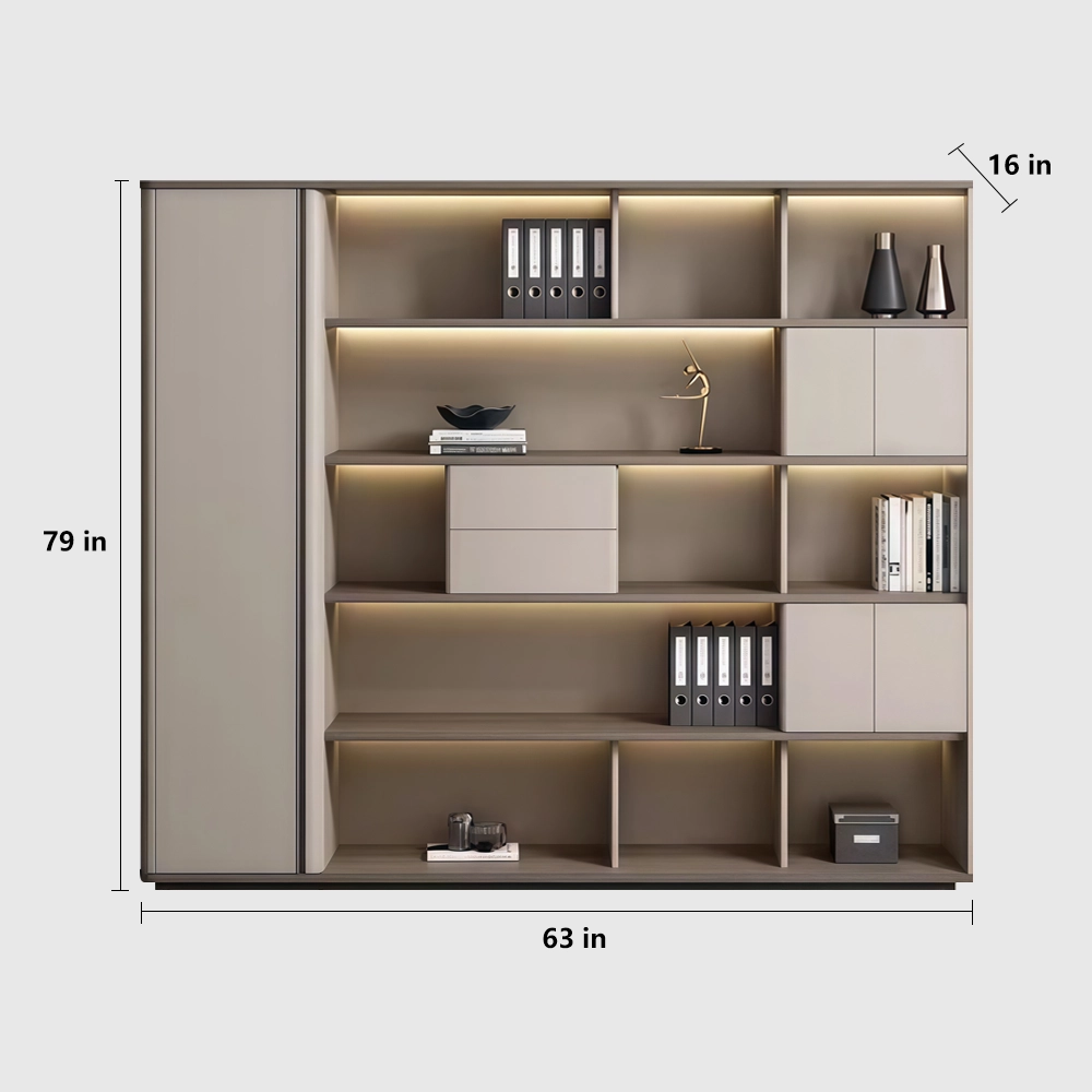 Modern Storage Bookcase for Office Filing - image 9