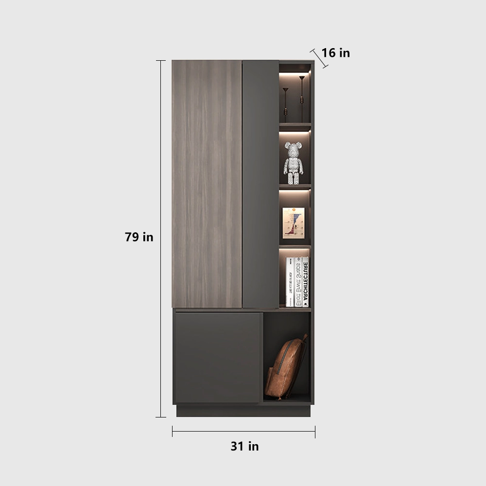 Modern Wooden Locking Filing Cabinet for Office - image 7