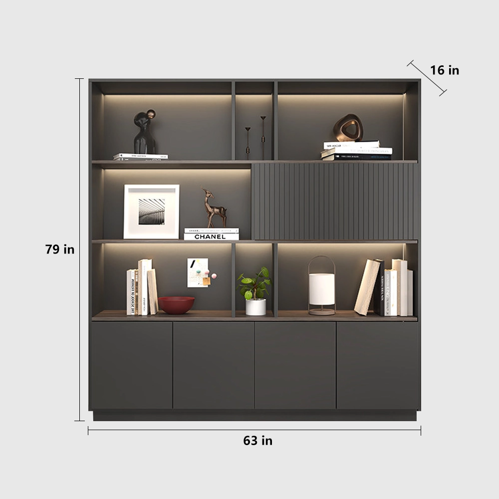 Modern Wooden Locking Filing Cabinet for Office - image 9