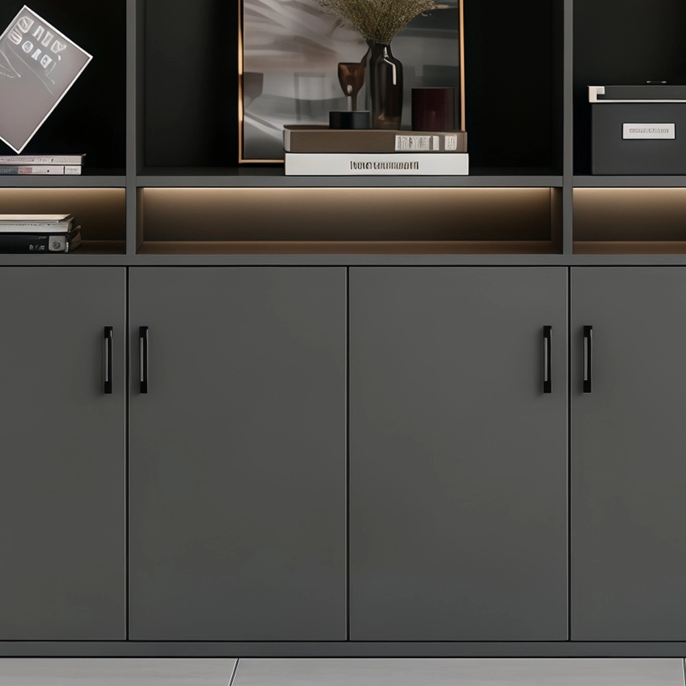 Multi-Shelf Wooden Filing & Book Cabinet for Office - image 5