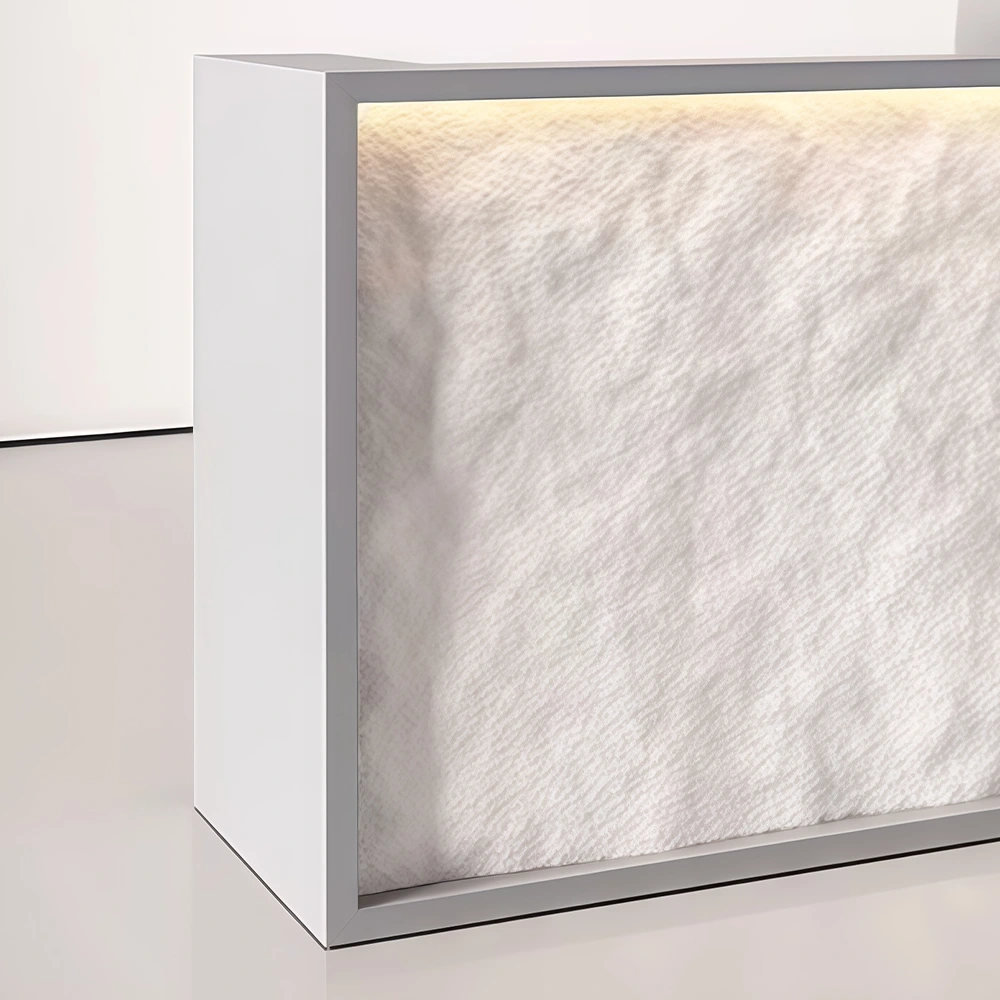 Nordic Style Luxury Beauty Salon Reception Desk - image 6