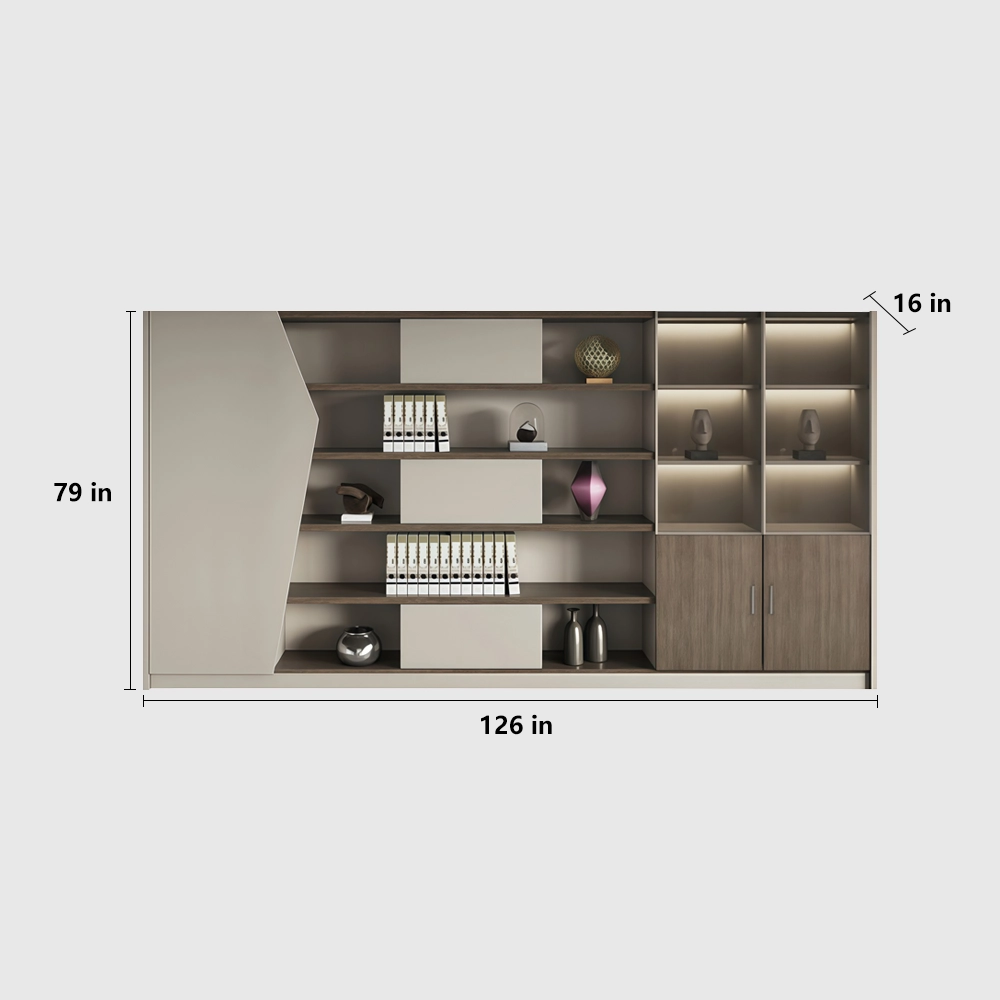 Premium Wooden Wall Cabinets for Office Filing & Storage - image 12