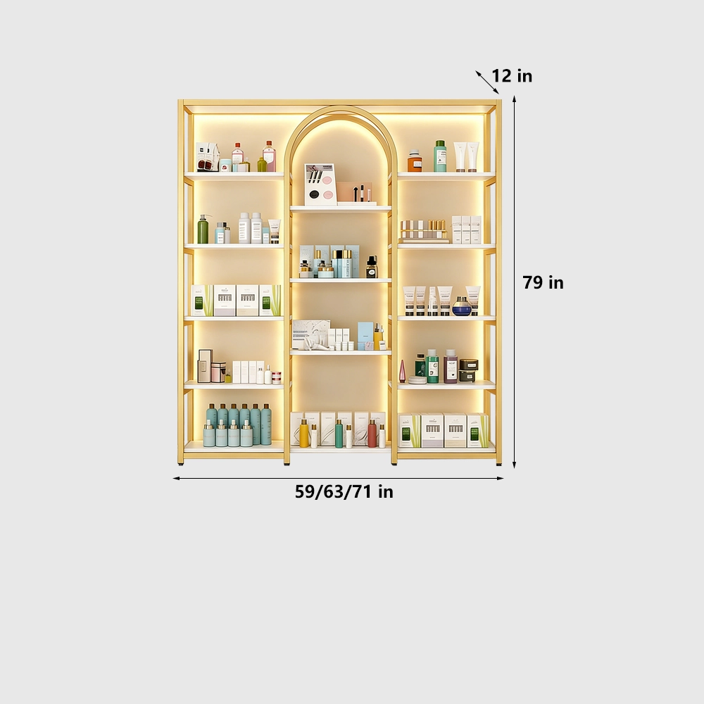 Professional Tiered Shelf for Beauty Salon Display - image 14