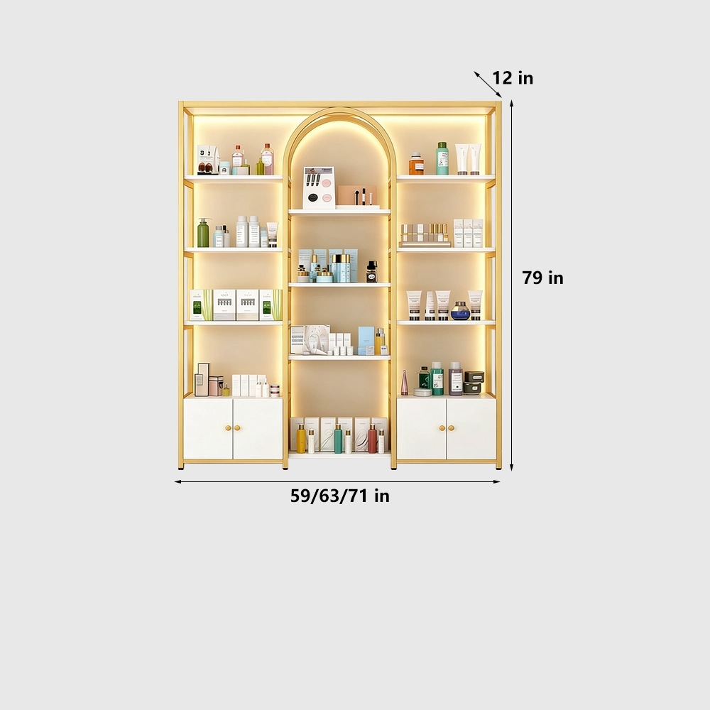 Professional Tiered Shelf for Beauty Salon Display - image 15