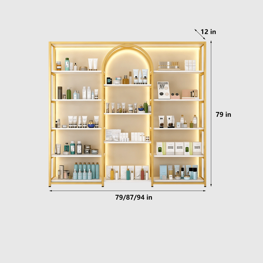 Professional Tiered Shelf for Beauty Salon Display - image 16