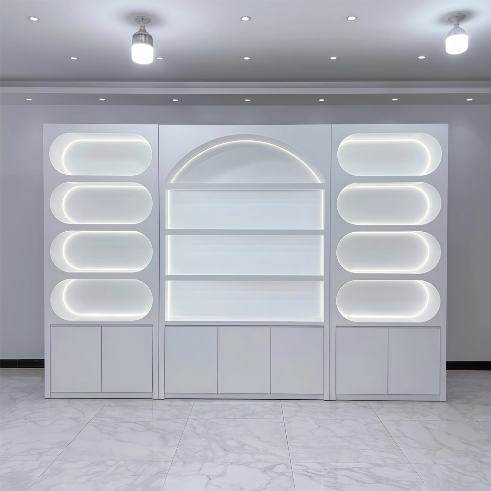 Beauty Clinic Skincare Showcase with Storage Shelves - image 4