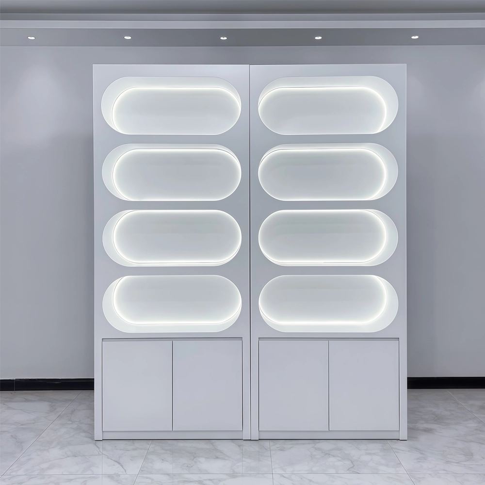 Beauty Clinic Skincare Showcase with Storage Shelves - image 5