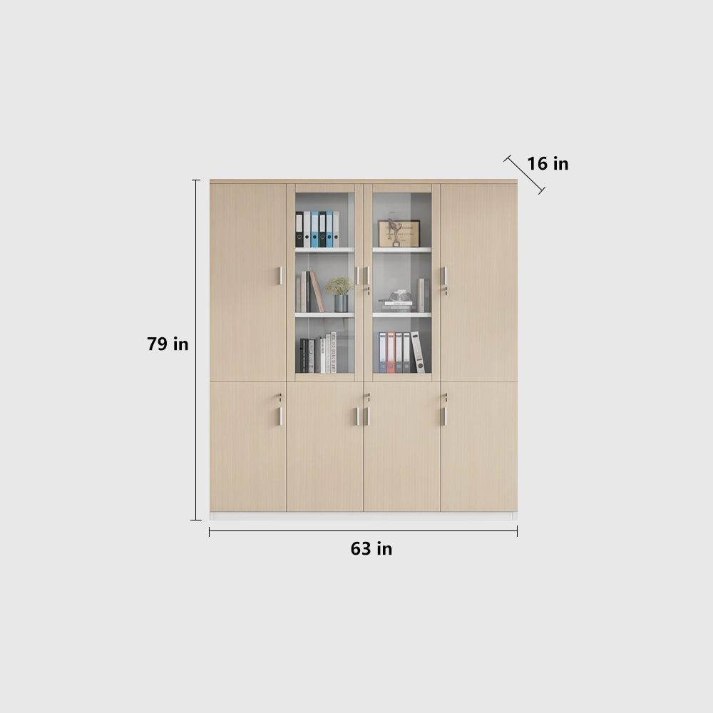 Secure Wooden Filing Cabinet for Office - image 19