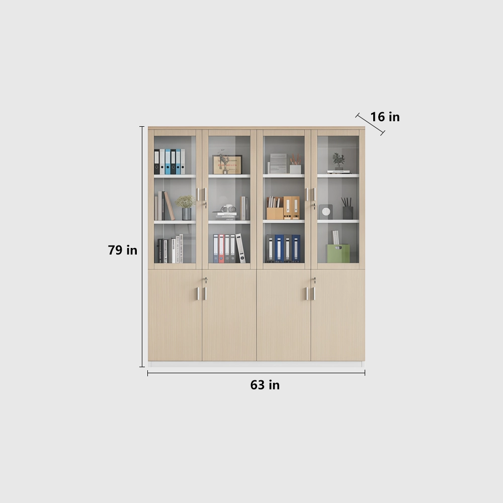 Secure Wooden Filing Cabinet for Office - image 21