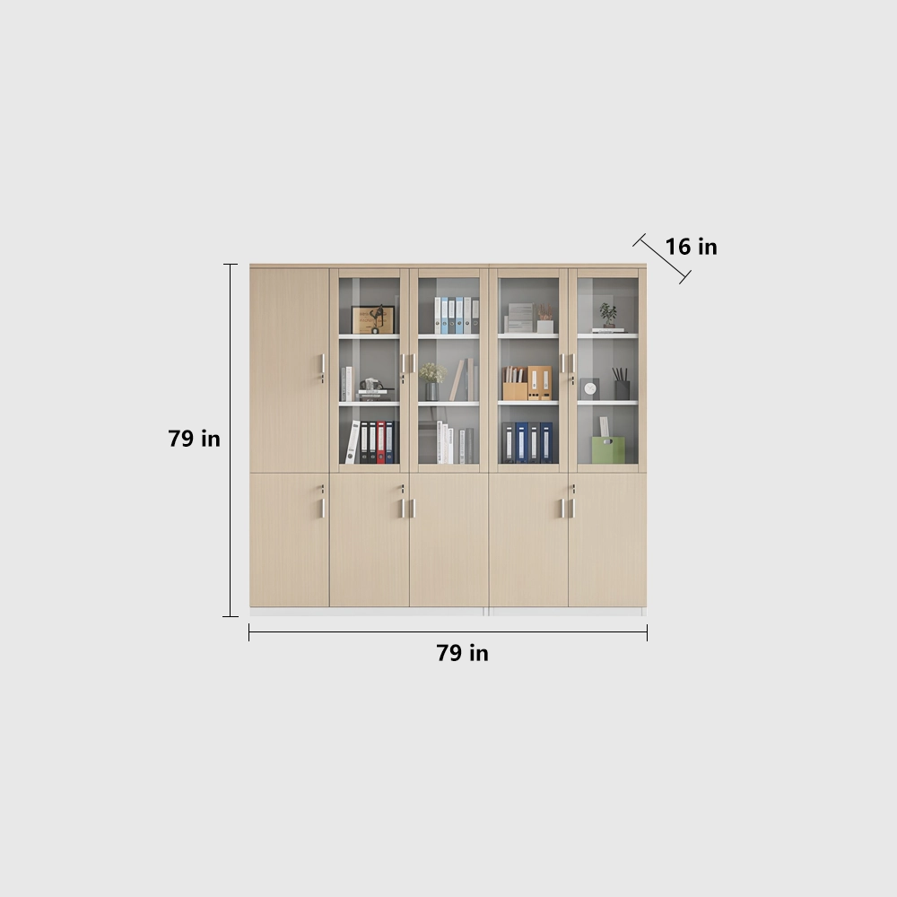 Secure Wooden Filing Cabinet for Office - image 25