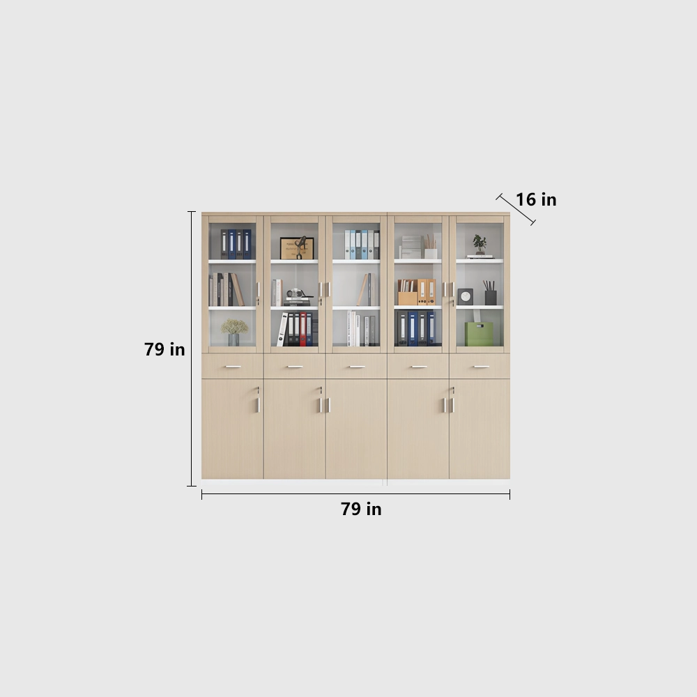 Secure Wooden Filing Cabinet for Office - image 26