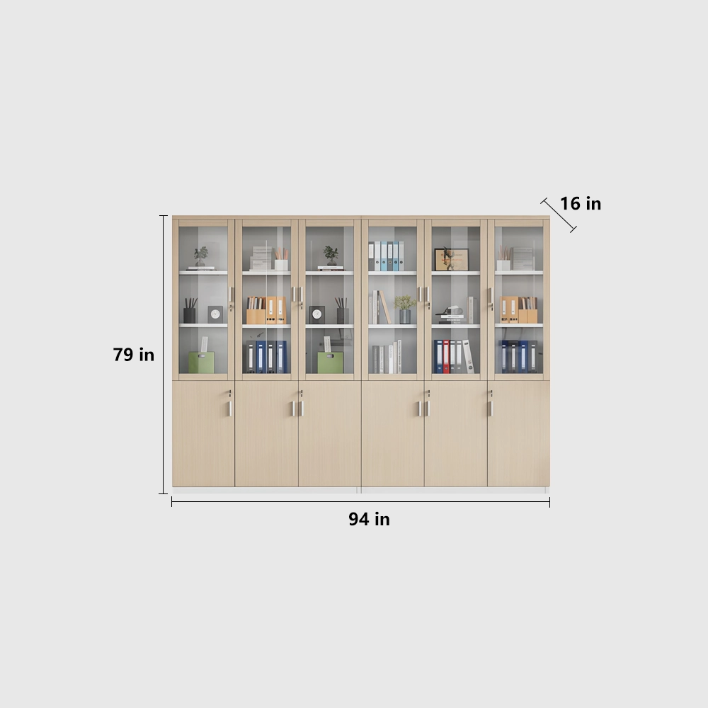 Secure Wooden Filing Cabinet for Office - image 31