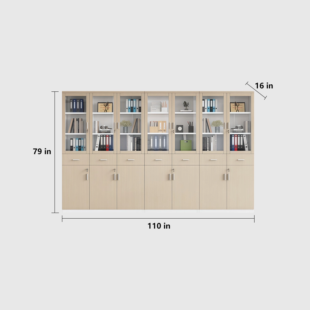 Secure Wooden Filing Cabinet for Office - image 34
