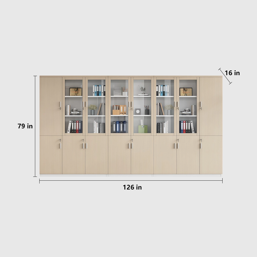 Secure Wooden Filing Cabinet for Office - image 37