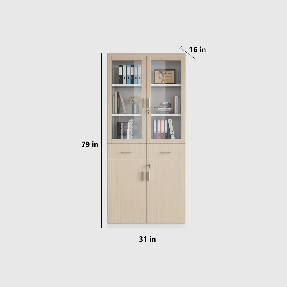 Secure Wooden Filing Cabinet for Office - image 12