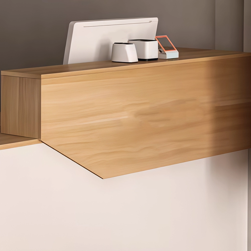 Small Modern Front Counter with Storage Cabinet - image 4