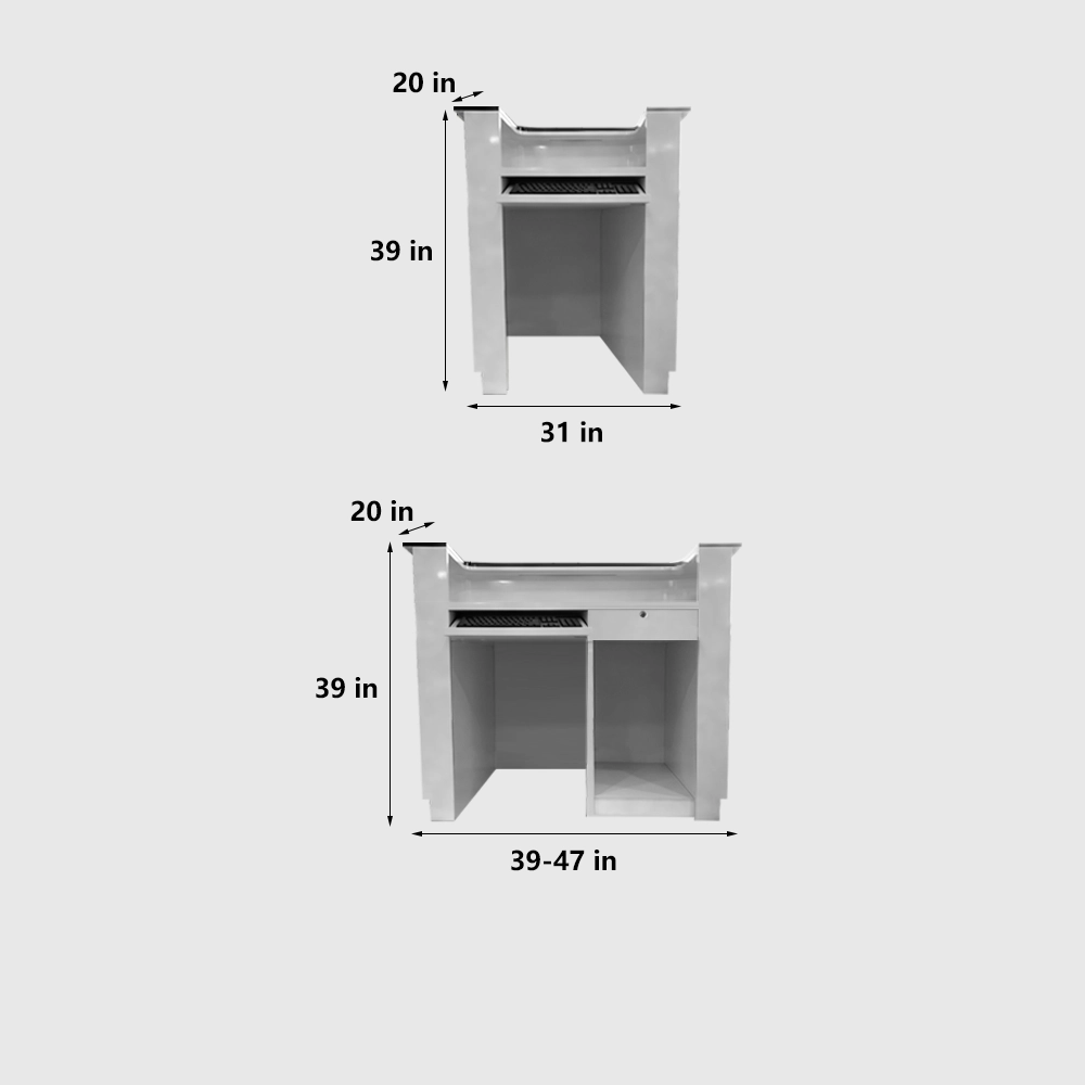 Sleek Modern Reception Desk for Small Consultations - image 6