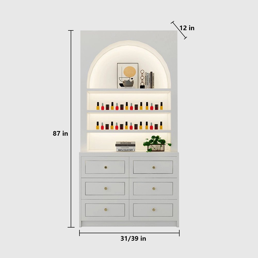 Nail Polish Display Cabinet for Beauty Salon - image 8